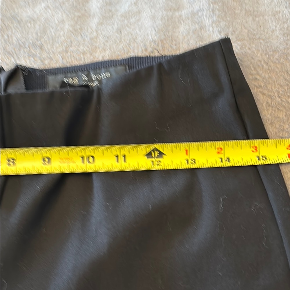 Rag & Bone Black Pants with Silver snap accents - Picture 6 of 8